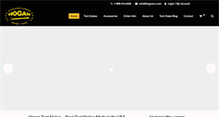 Desktop Screenshot of hogantentstakes.com